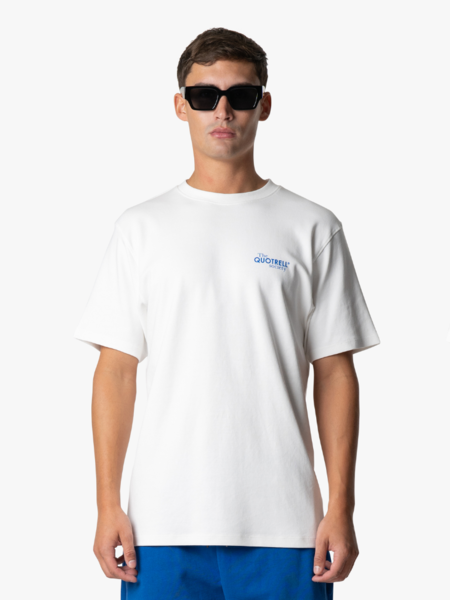 Quotrell Quotrell Society T-Shirt - White/Cobalt