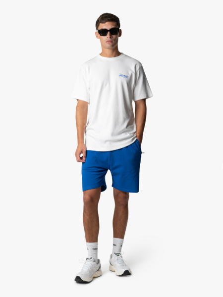 Quotrell Quotrell Society T-Shirt - White/Cobalt