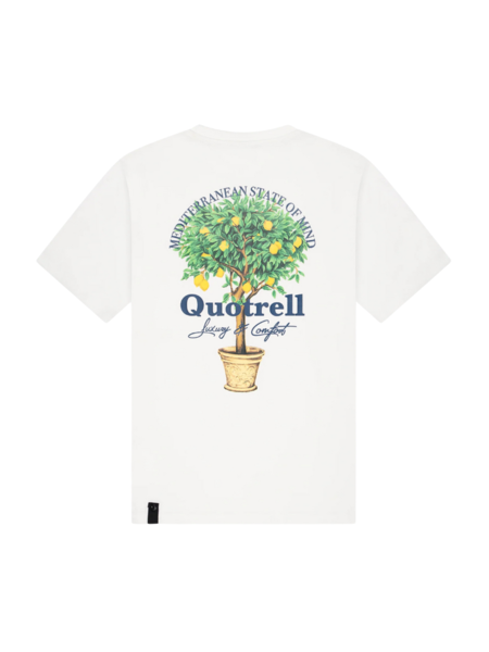 Quotrell Quotrell Limone T-Shirt - White/Blue