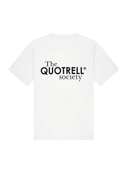 Quotrell Society T-Shirt - White/Black