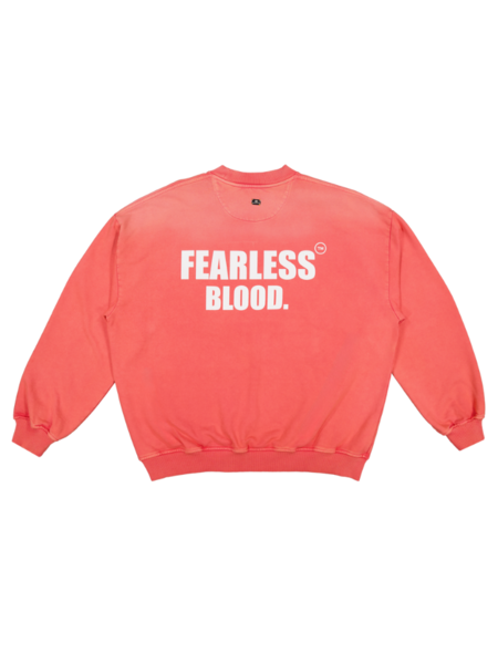 Fearless Blood Fearless Blood Women FB 02 Crew - Classic Red