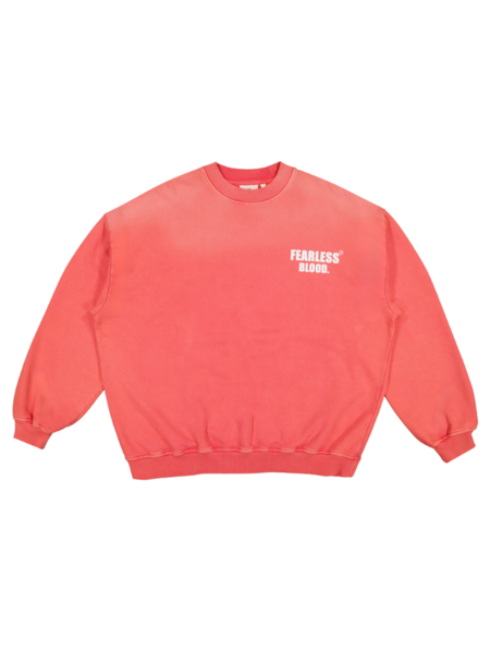 Fearless Blood Fearless Blood Women FB 02 Crew - Classic Red
