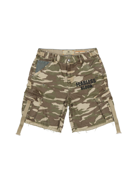 Fearless Blood Fearless Blood FB Cargo Shorts - Multicolor Army Green