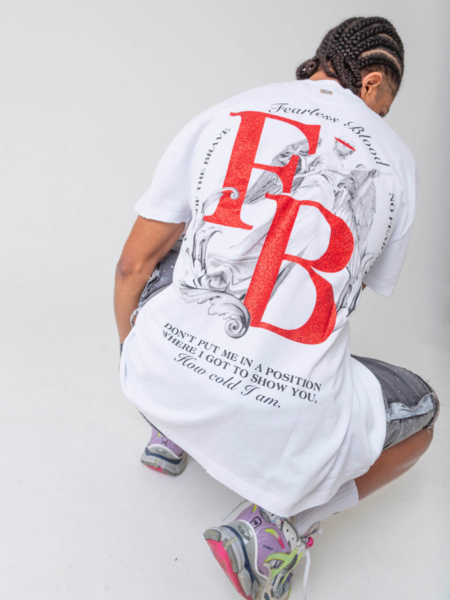 Fearless Blood Fearless Blood FB 08 Tee - Real White