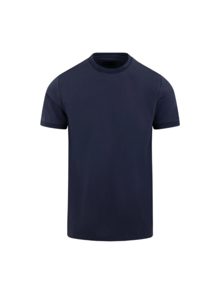 Cruyff Debossed Collar Tee - Blue Night