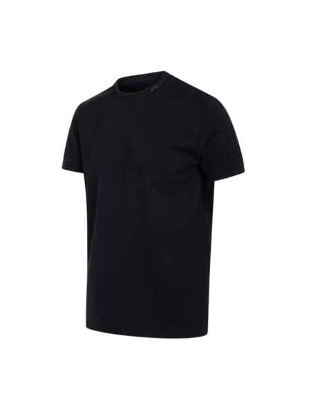 Cruyff Cruyff Debossed Collar Tee - Black