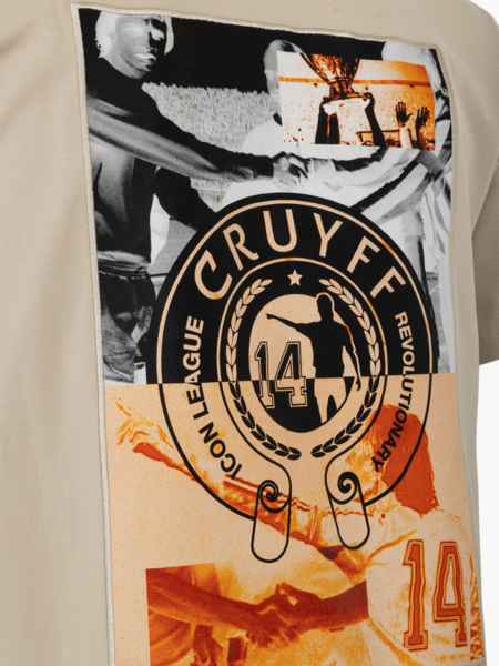 Cruyff Cruyff Vision Tee - Silver Sand