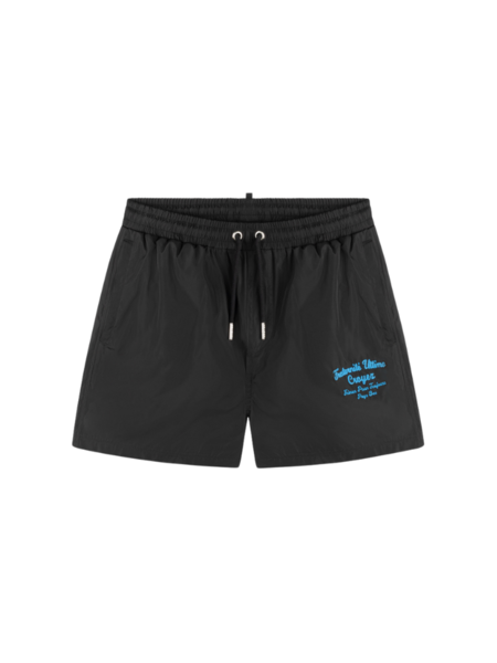 Croyez Fraternite Swim Shorts - Vintage Black/Royal Blue