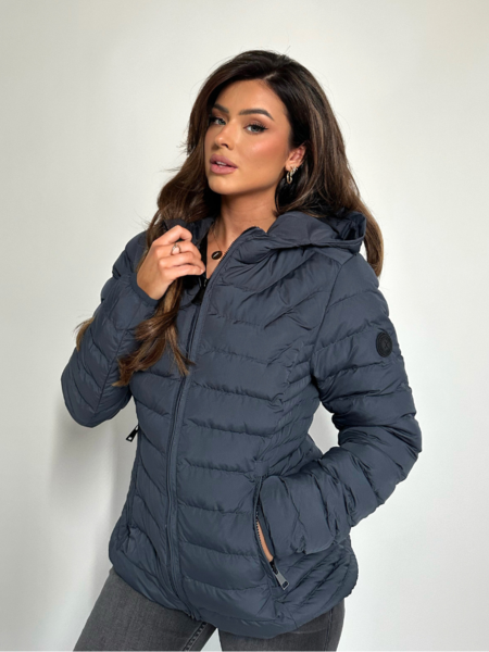 Airforce Airforce Women Hooded Padded Jacket - Ombre Blue