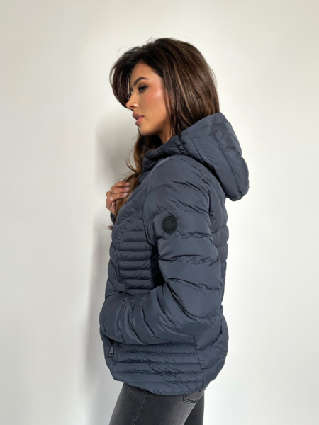 Airforce Airforce Women Hooded Padded Jacket - Ombre Blue