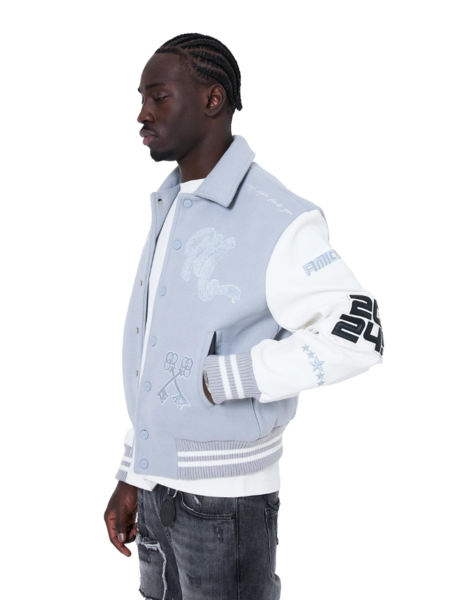 Amicci Amicci Tonali Varsity Jacket - Grey