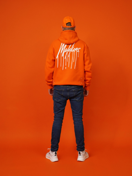 Malelions Malelions Limited King's Day Painter Hoodie - Orange/White