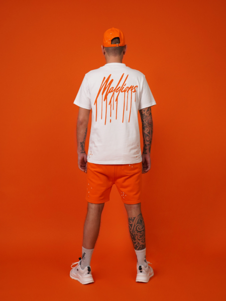Malelions Malelions Limited King's Day Painter T-Shirt - White/Orange