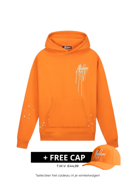 Malelions Malelions Limited King's Day Painter Hoodie - Orange/White