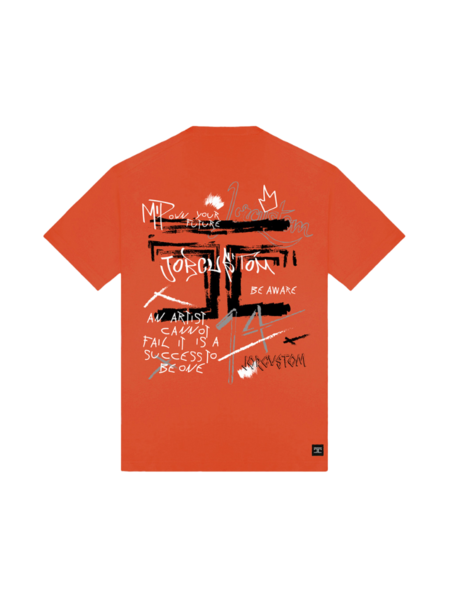 JorCustom JorCustom Women Artist Loose Fit T-Shirt Women - Orange