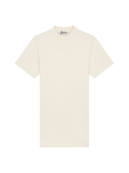 Malelions Malelions Women Firma T-Shirt Dress - Beige