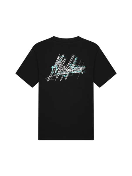 Malelions Splash T-Shirt - Black