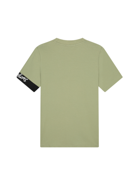 Malelions Malelions Captain T-Shirt 2.0 - Light Sage/Black