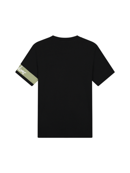 Malelions Malelions Captain T-Shirt - Black/Sage Green