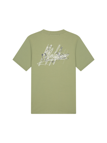 Malelions Malelions Splash T-Shirt - Sage Green
