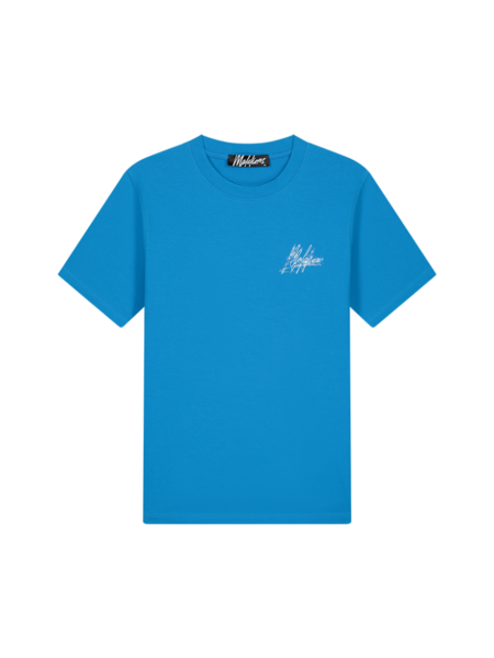 Malelions Malelions Splash T-Shirt - Bright Blue