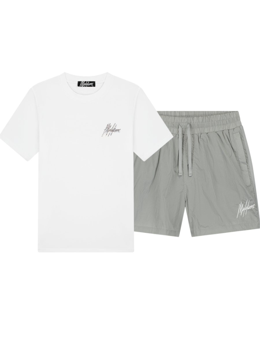 Malelions Malelions Atlanta Combi-set - Grey/White