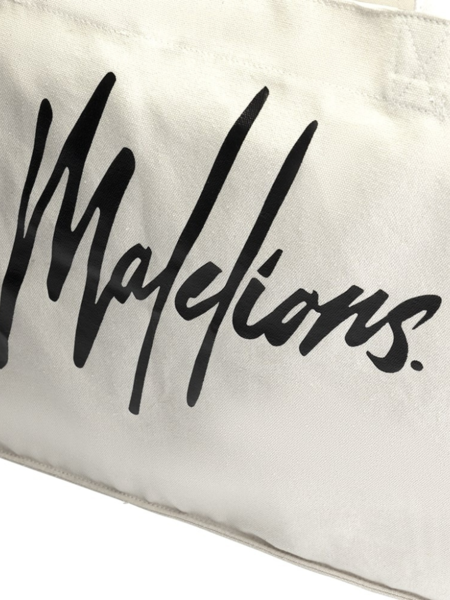 Malelions Malelions Signature Tote Bag - Vintage White
