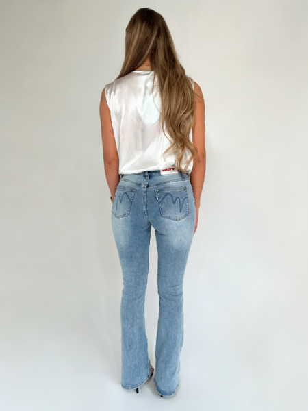 MET Jeans Roxanne T1L520 - Blue Met Jeans MET Jeans Roxanne T1L520 - Blue