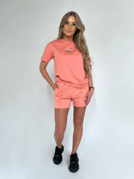 Malelions Malelions Women Kiki Shorts - Coral/Black