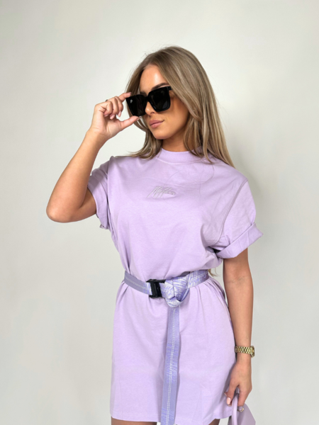 Malelions Malelions Women Firma T-Shirt Dress - Lilac