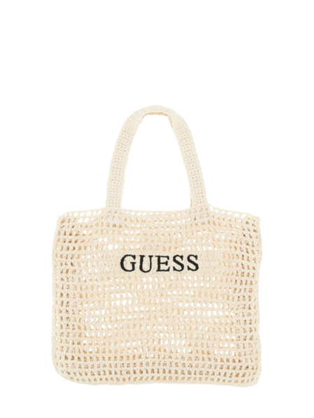 Guess Guess Beach Bag - Milk