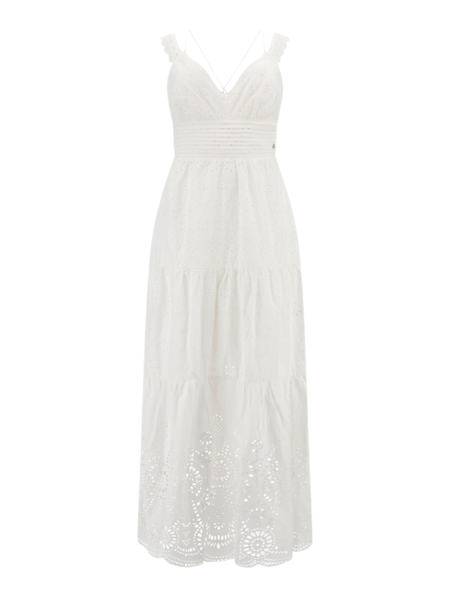 Guess Palma Long Dress - Pure White