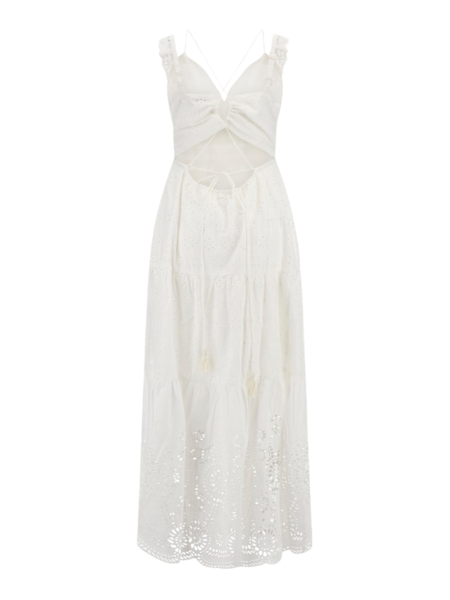 Guess Guess Palma Long Dress - Pure White