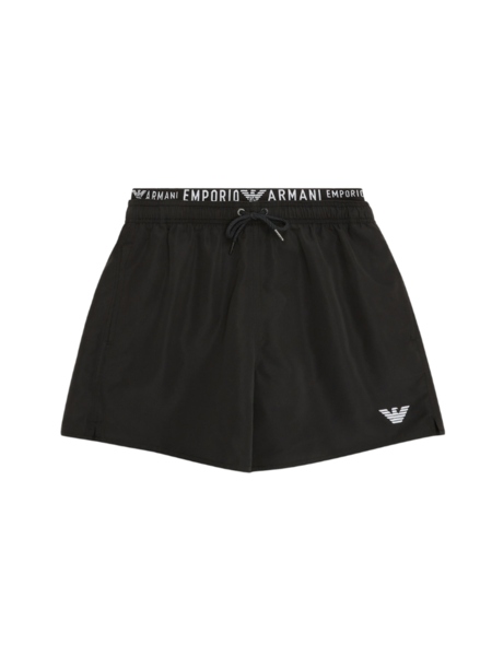 Emporio Armani Taping Swimshort - Nero