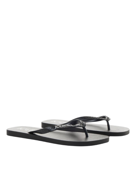 Iceberg Vertical Logo Slides - Black