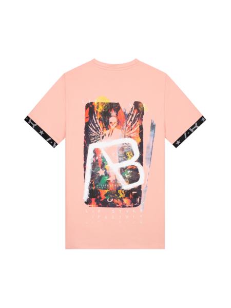 AB Lifestyle Angel Gent Tee - Mellow Rose