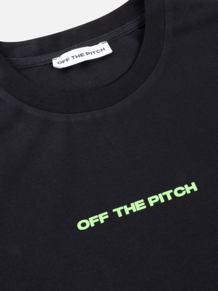 Off The Pitch Duplicate Regular Fit Tee - Black