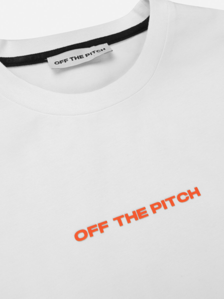Off The Pitch Duplicate Regular Fit Tee - White