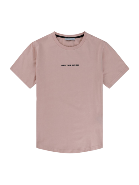 Off The Pitch Duplicate Regular Fit Tee - Silver Pink
