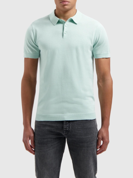 Pure Path Essential Knitwear Polo  - Mint