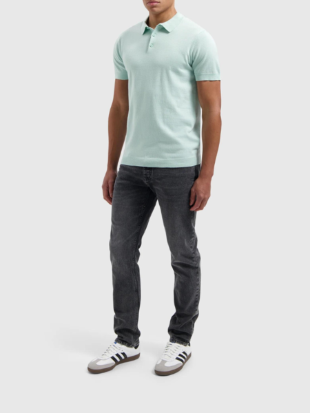 Pure Path Essential Knitwear Polo  - Mint