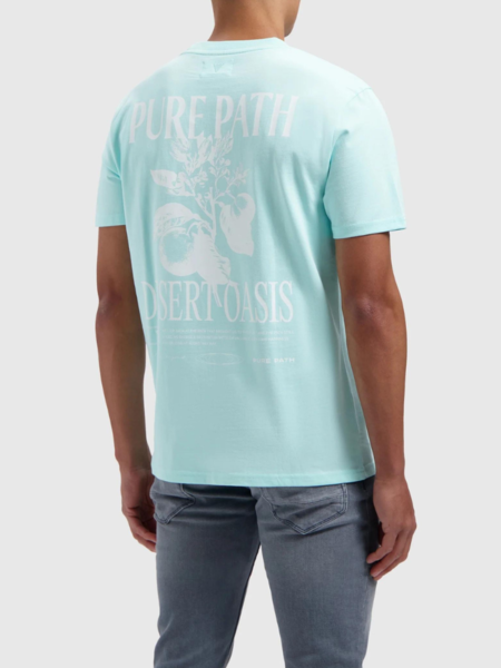 Pure Path Pure Path Desert Oasis T-Shirt - Aqua