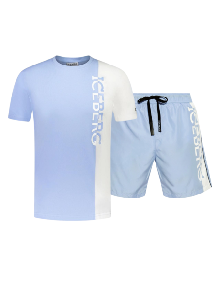 Iceberg Vertical Logo Combi-set - Sky