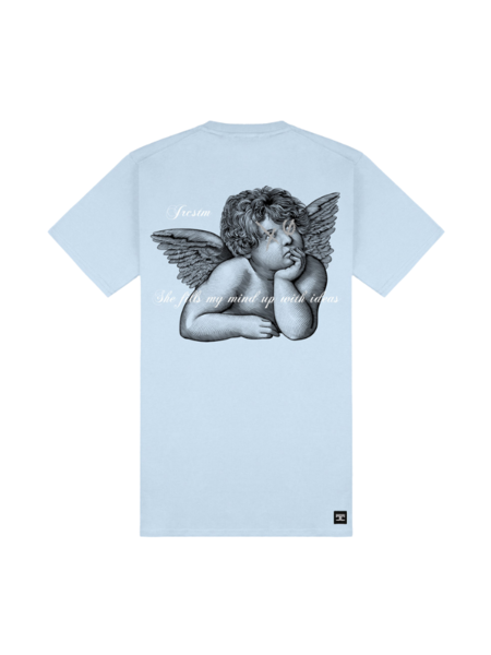 JorCustom Angel Slim Fit T-Shirt SS24 - Light Blue
