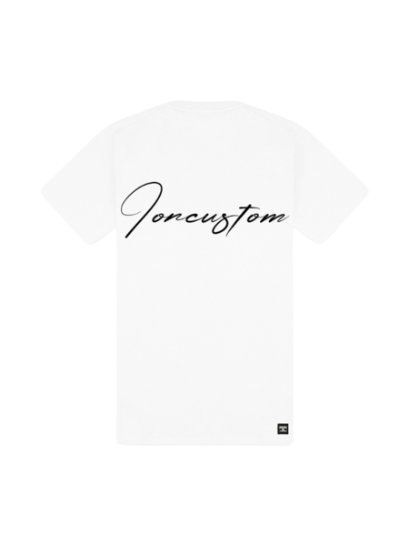 JorCustom Written Slim Fit T-Shirt SS24 - White