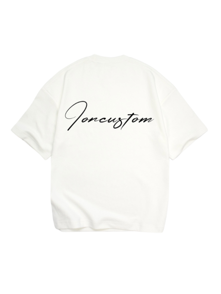 JorCustom JorCustom Written Oversized T-Shirt SS24 - White