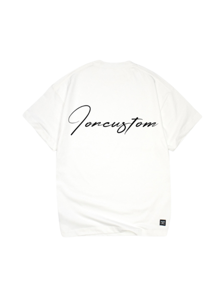 JorCustom Written Loose T-Shirt SS24 - White
