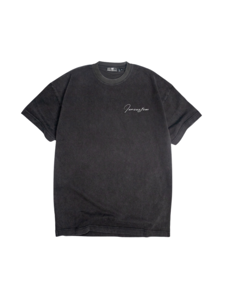 JorCustom JorCustom Written Loose T-Shirt SS24 - Acid Grey