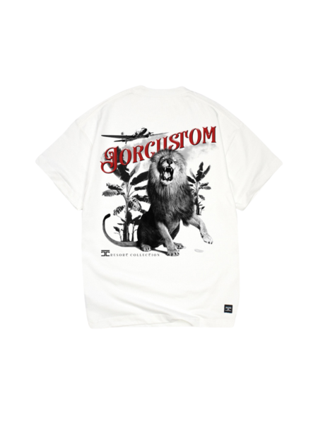 JorCustom Lion Loose Fit T-Shirt SS24 - White