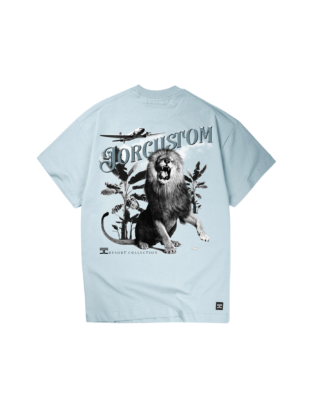 JorCustom JorCustom Lion Loose Fit T-Shirt SS24 - Blue